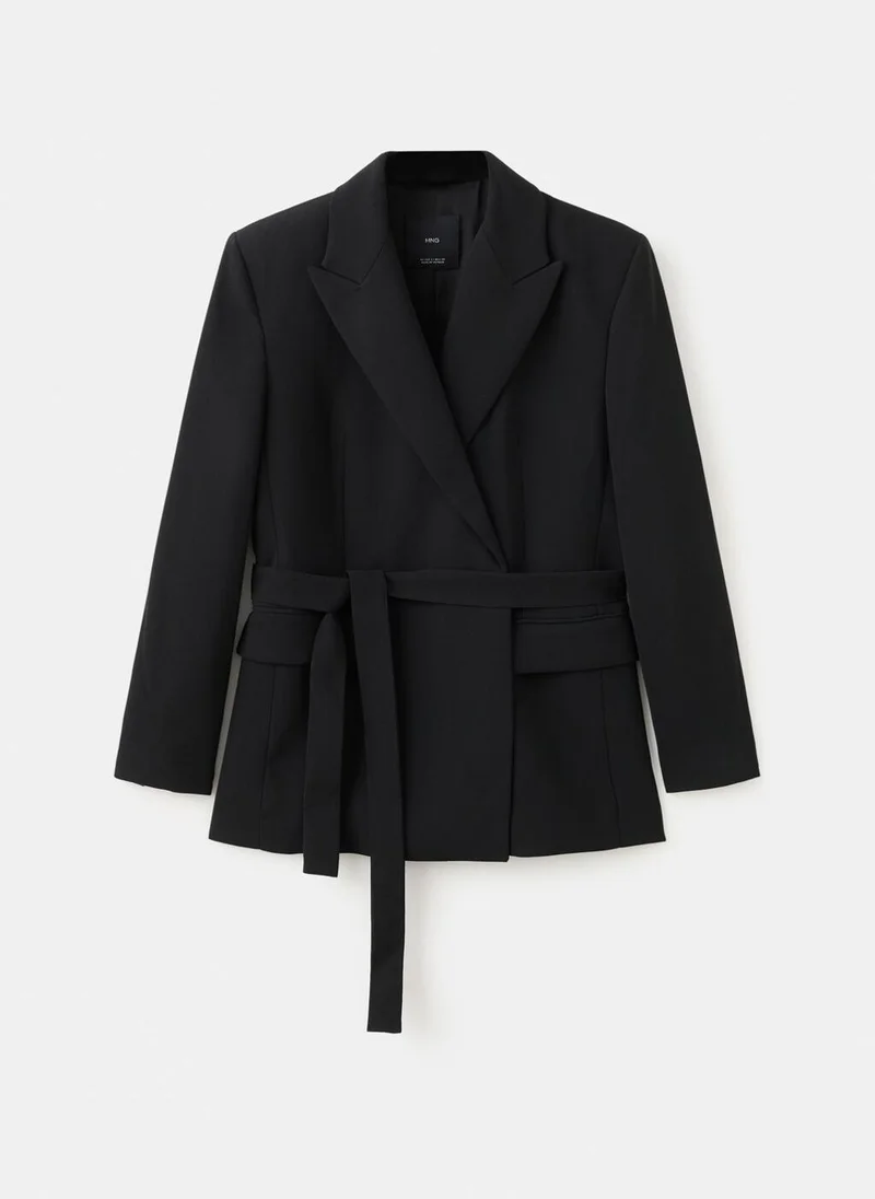 MANGO  Suit jacket with scarf for Women | Best Price UAE